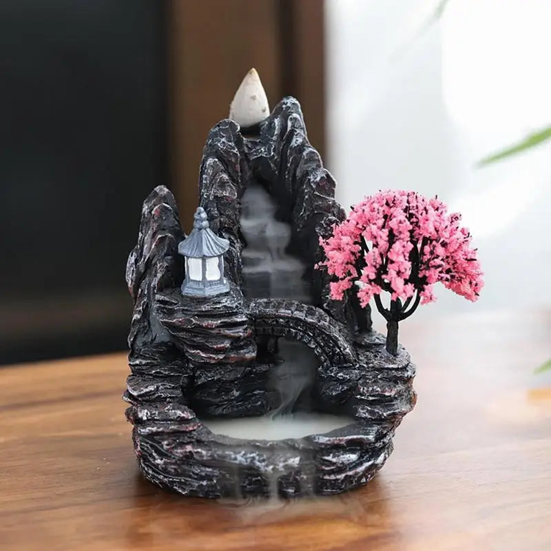 Incense Burner Mountains River