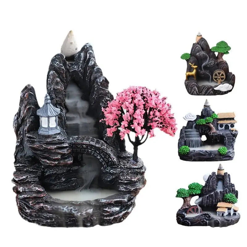 Incense Burner Mountains River