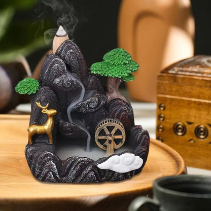 Incense Burner Mountains River